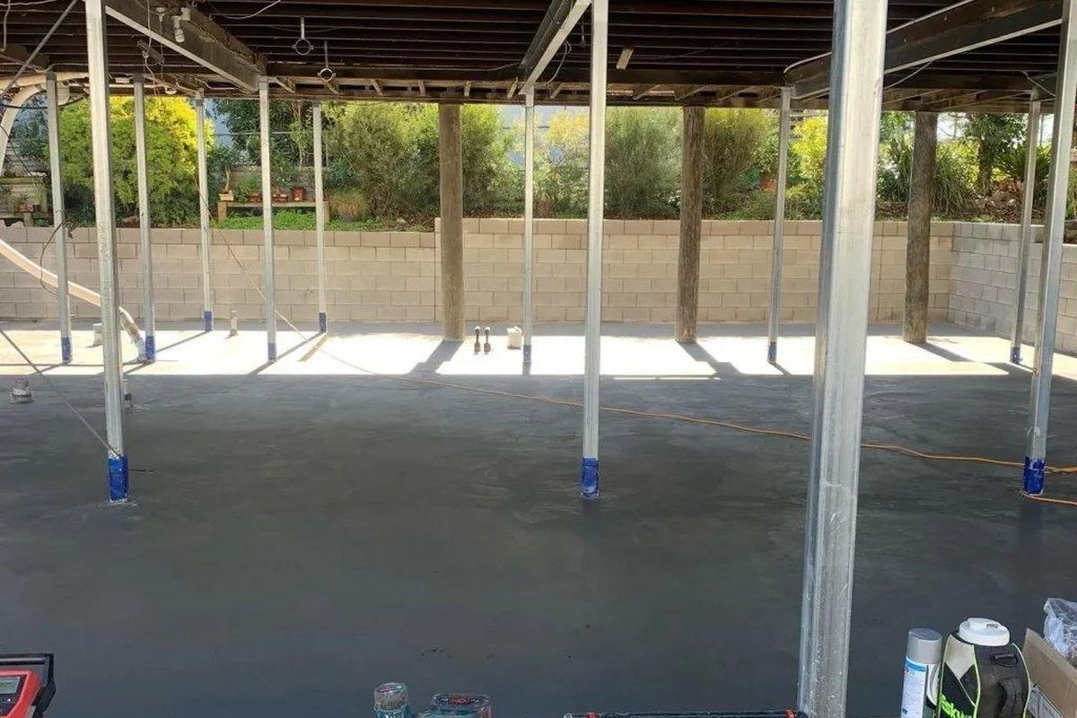 New stumps installed under a Perth home